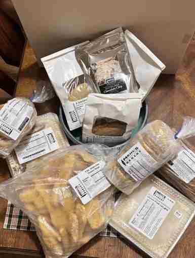 Breads, cookies, carrot cake, lasagna and chicken strips from Mehl's Gluten-Free Bakery in Fargo