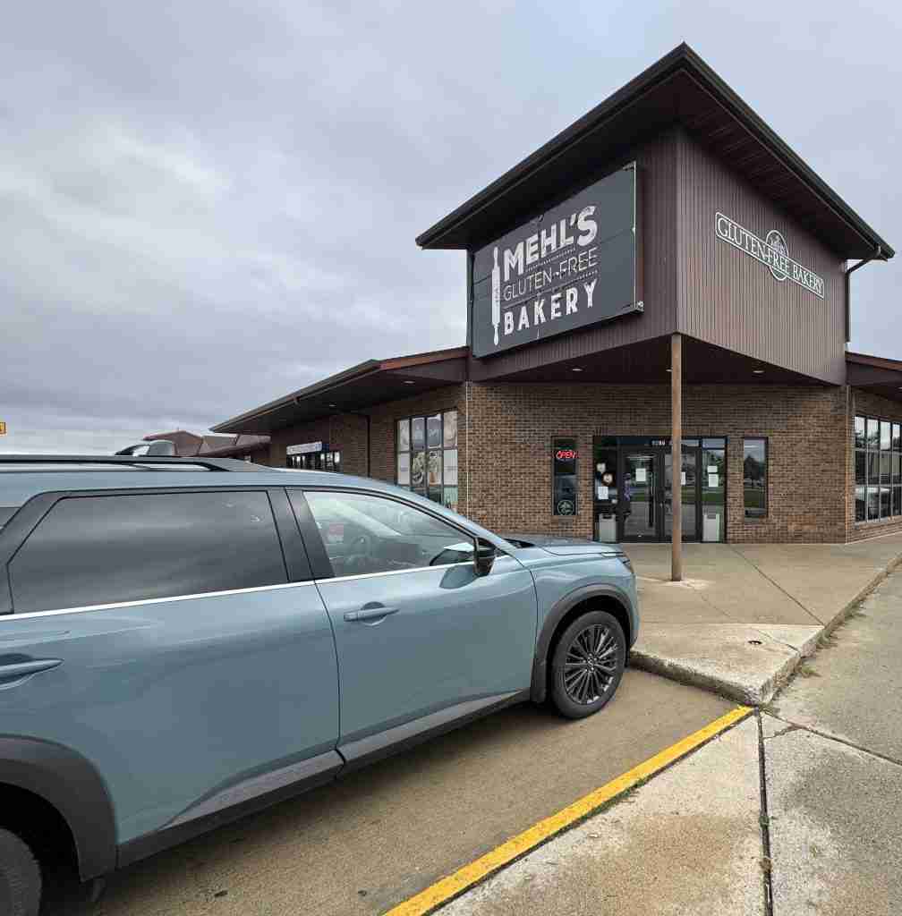 The storefront of Mehl's Gluten-Free Bakery at 1404 33rd St. S. in Fargo